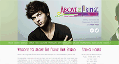 Desktop Screenshot of abovethefringe.com