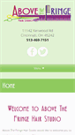 Mobile Screenshot of abovethefringe.com